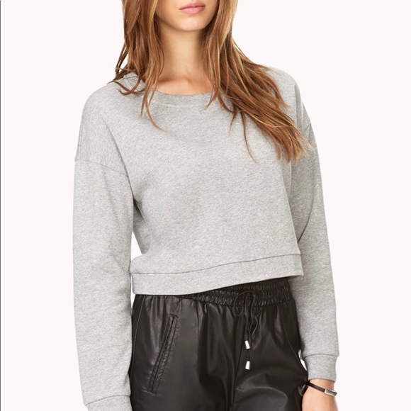 Forever 21 cropped sweatshirt Clearance